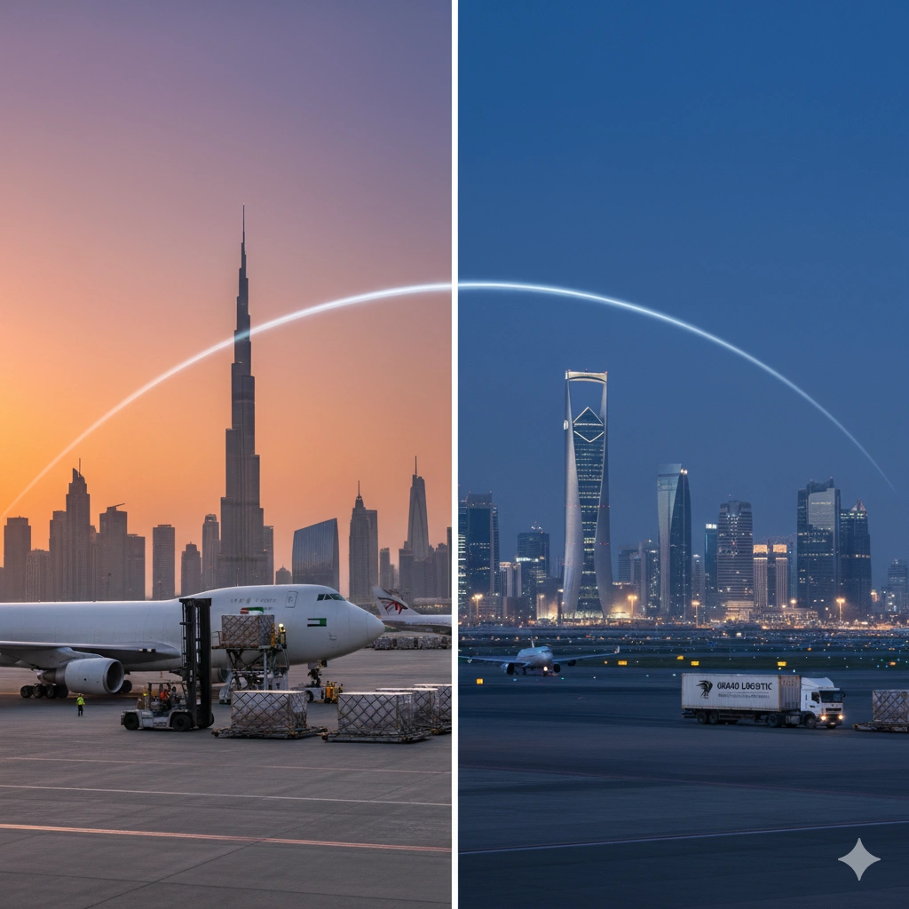 shipping from UAE to Riyadh