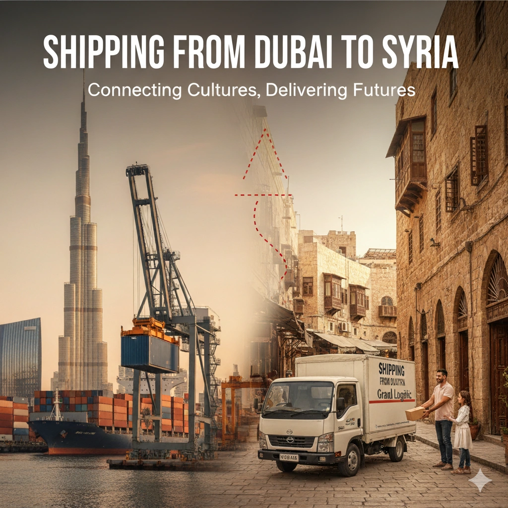 shipping from uae to syria